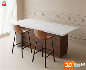 Kitchen island Skp Files